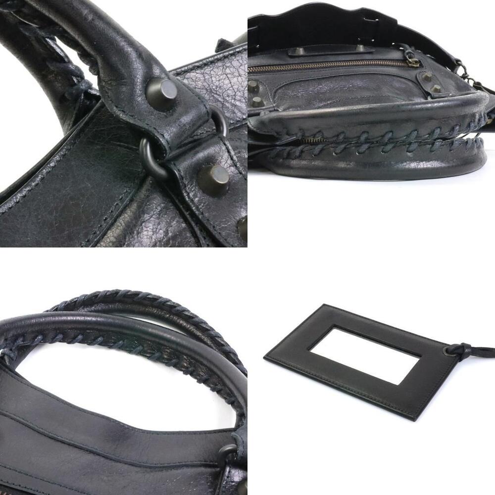 Balenciaga The First Leather Shoulder Bag Black - Picture 4 of 4